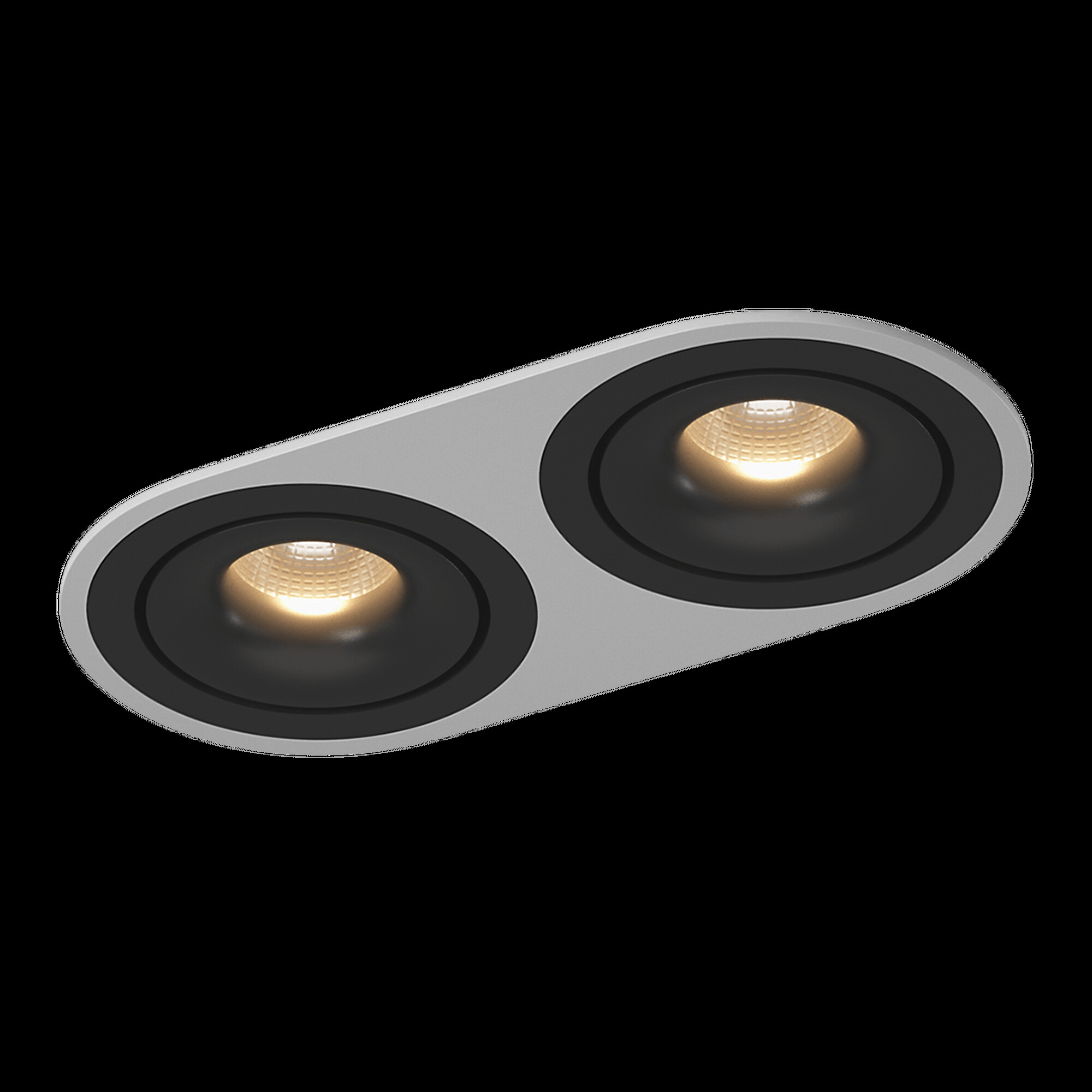 Рамка двойная круг для COMBO 1, белая SWG