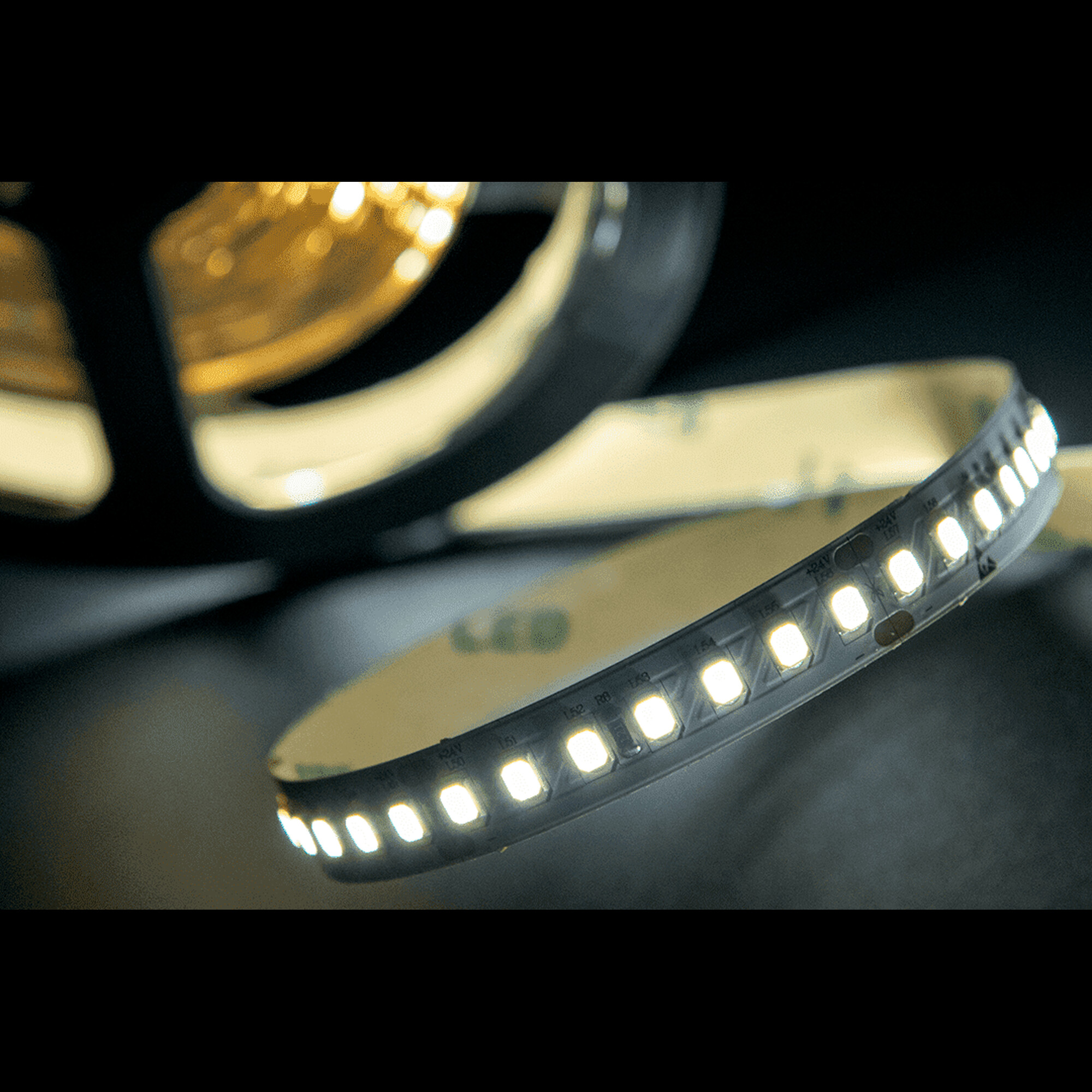 Лента светодиодная ПРО SMD2835 168LED/м 17,3Вт/м 24В IP20 Цвет:Холодный белый (1метр) SWG