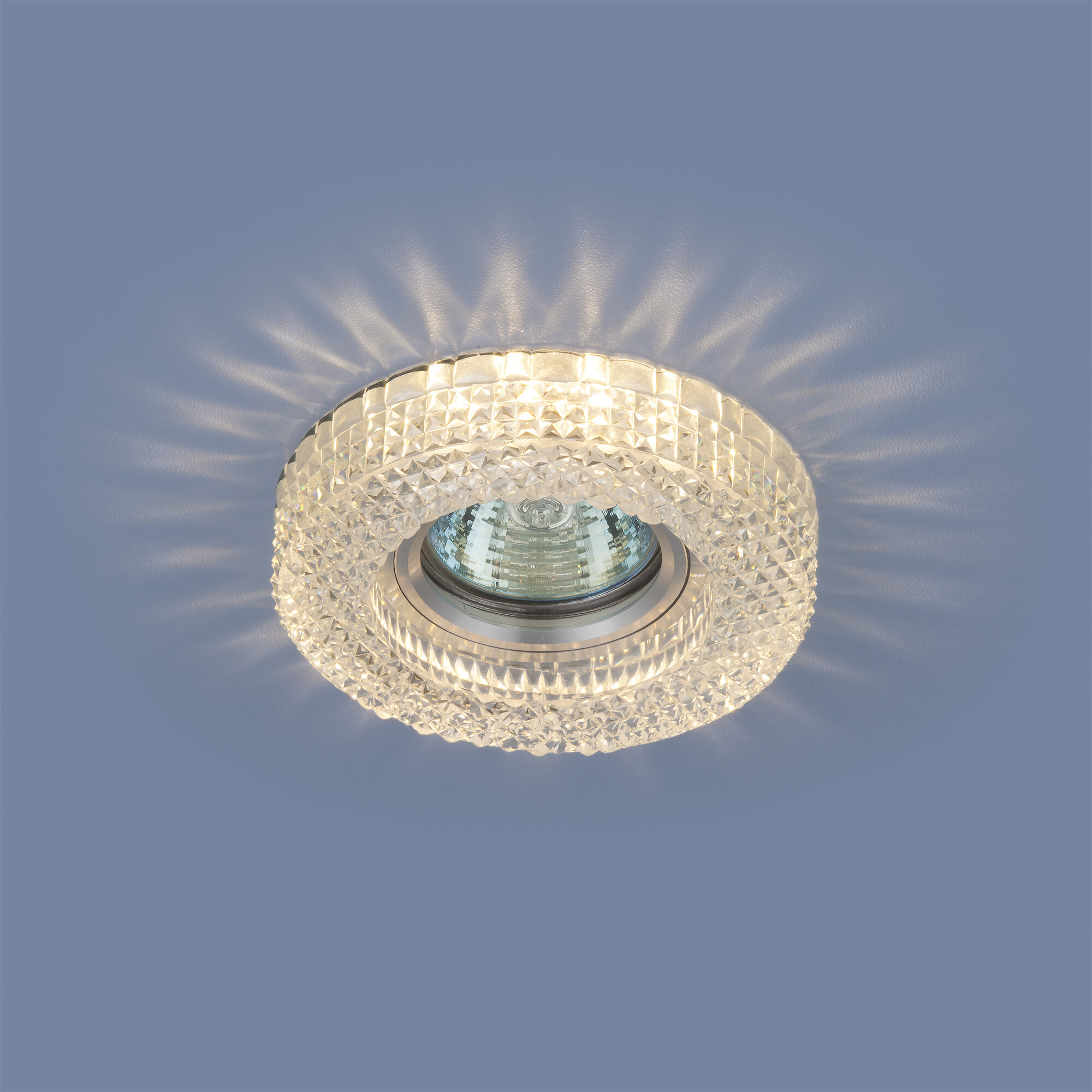 Светильник встраиваемый с подсветкой 2213 MR16 прозрачный Elektrostandard (распродажа)