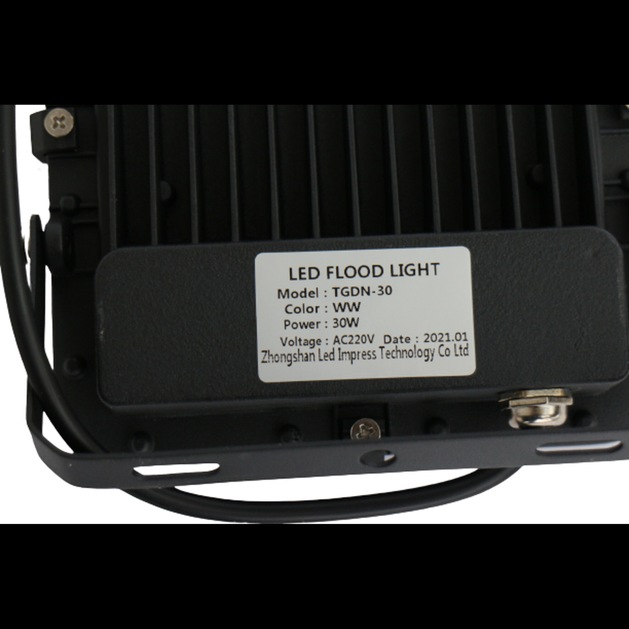 Прожектор светодиодный заливного света TGDN 220В 30Вт Жёлтый 120° SignImpress