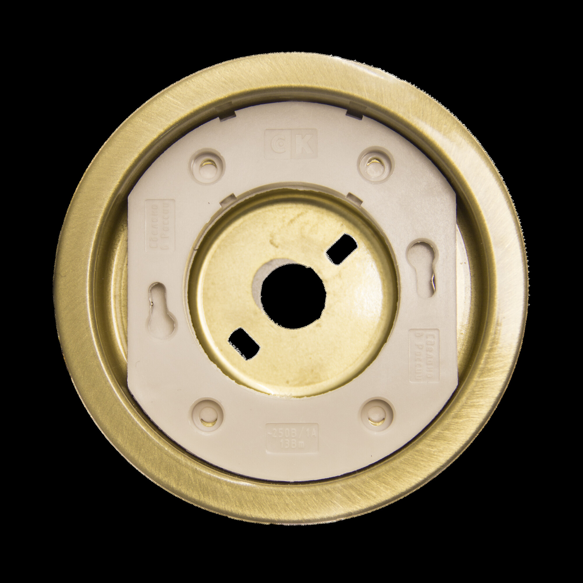 Светильник накладной R75Н сатин-золото