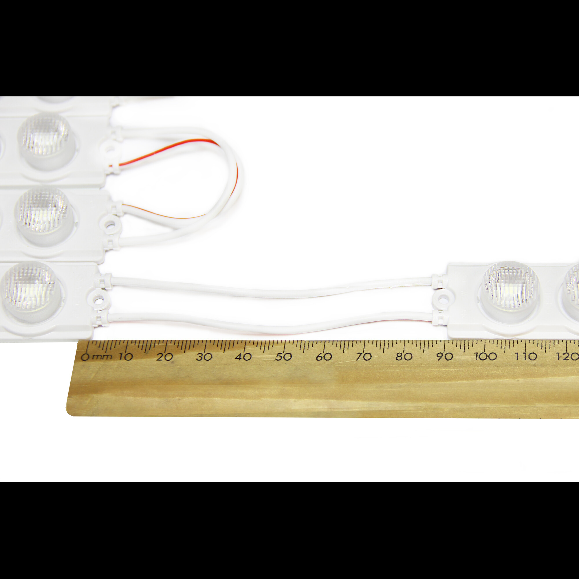 Модуль светодиодный 3 SMD 3030 3Вт 200Лм 6000К-6500К (с линзой 50*20) -1шт. SignImpress