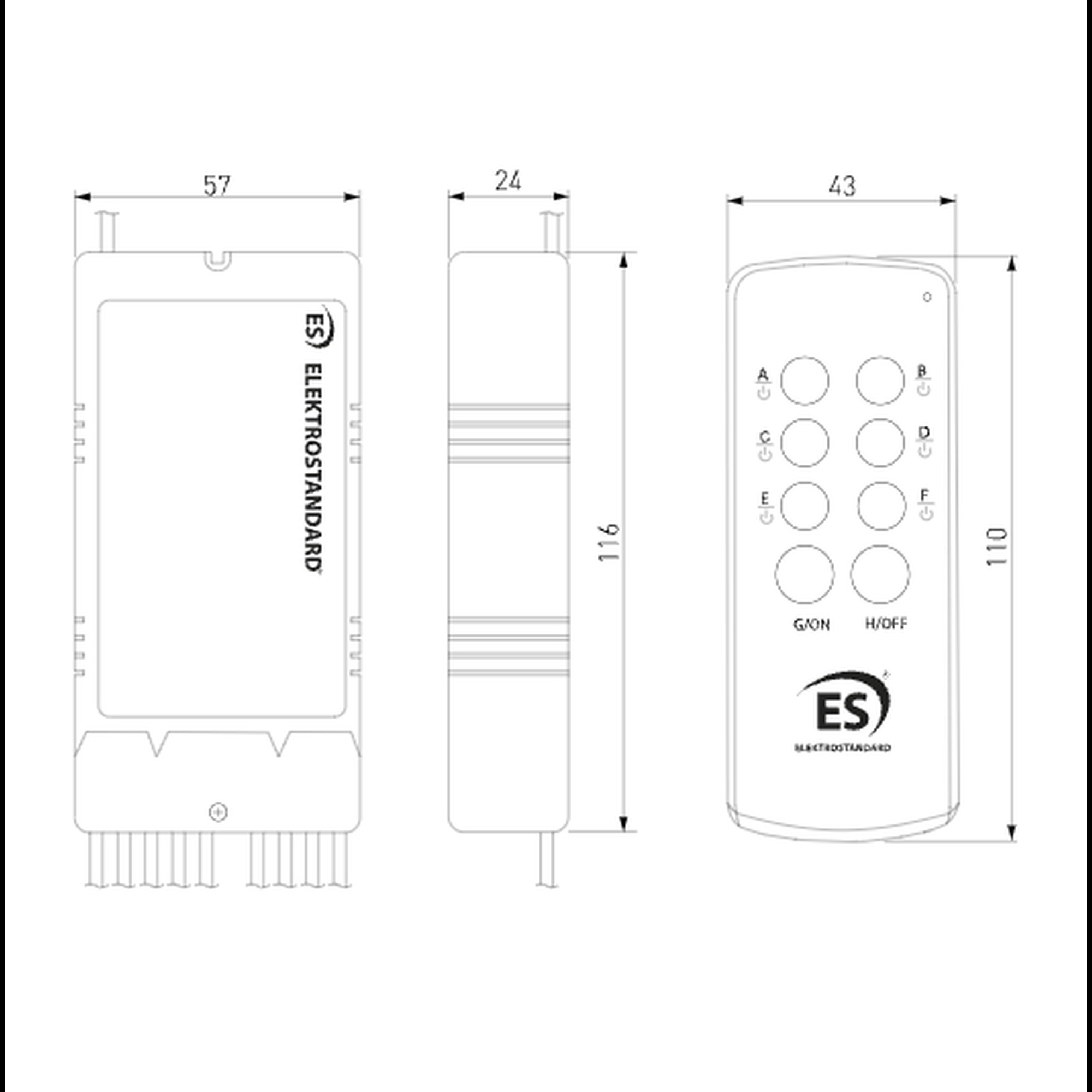 Пульт управления светом Y6 (6 канала) Elektrostandard