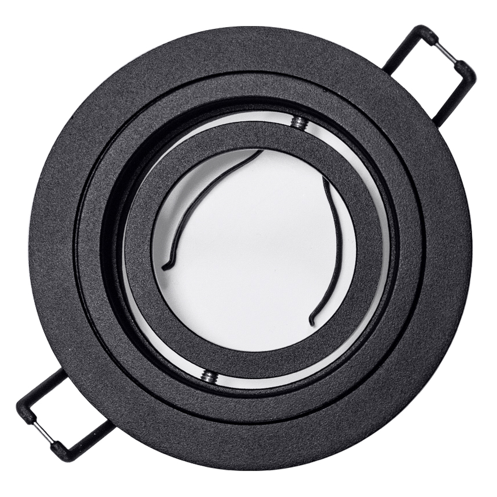 Светильник встраиваемый поворотный GU5.3 (MR16) круг 010107 Чёрный SignImpress