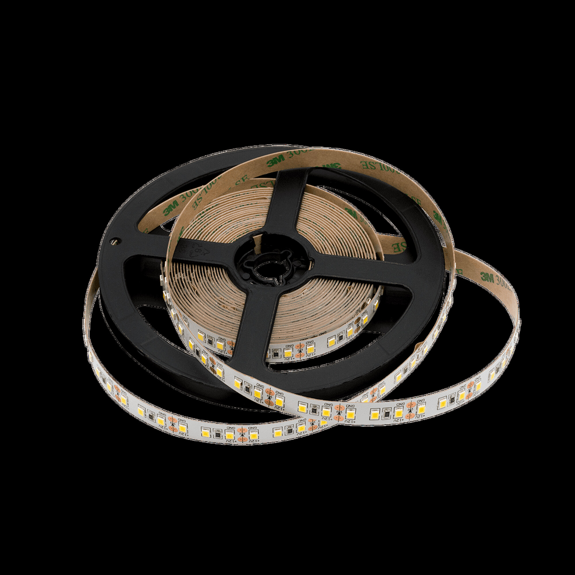 Лента светодиодная стандарт SMD2835 120LED/м 12Вт/м 12В IP20 Цвет:Теплый белый (1метр) ЗМ SWG