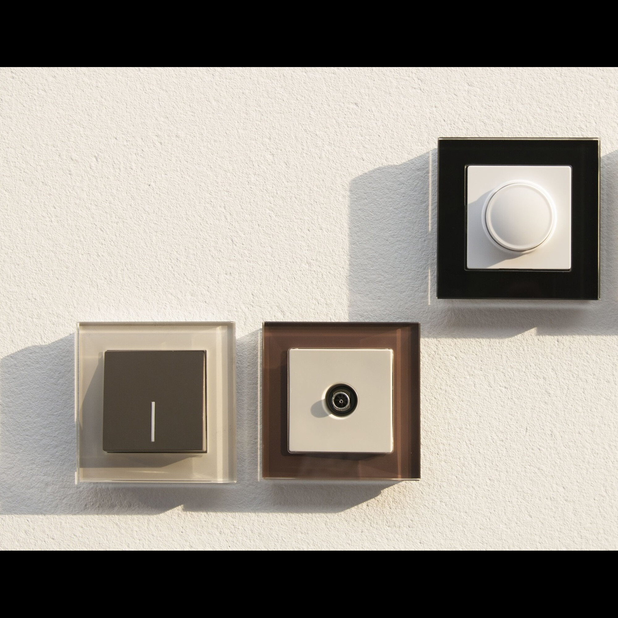 Рамка на 1 пост (мокко, стекло) / WL01-Frame-01 (распродажа)