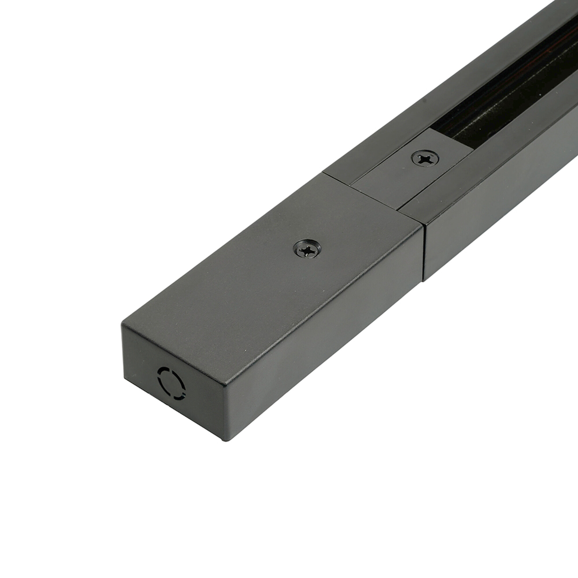 Шинопровод для трековых светильников, чёрный, 3м, в наборе токоввод, заглушка CAB1007 Feron