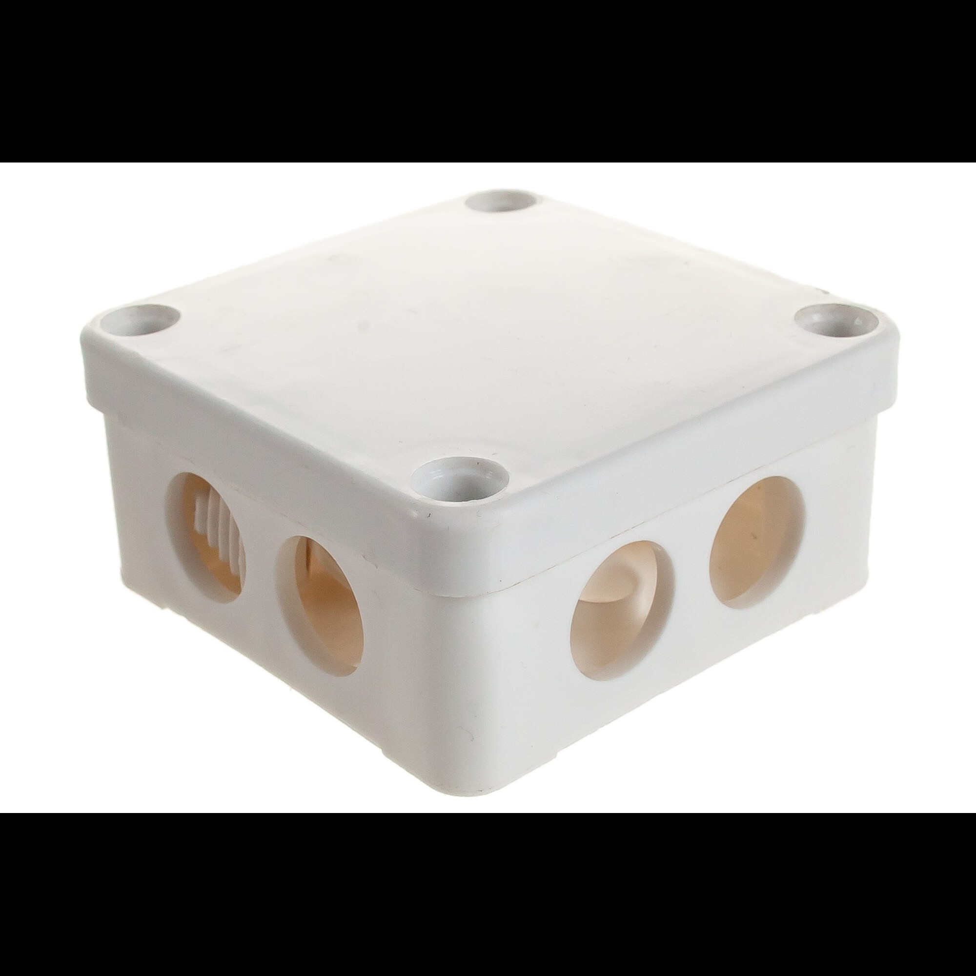 Коробка разветвительная 110*110*45мм, 250/380В, 10А, 7 вводов, IP44, светло-серая, EBX10-37-44 Feron