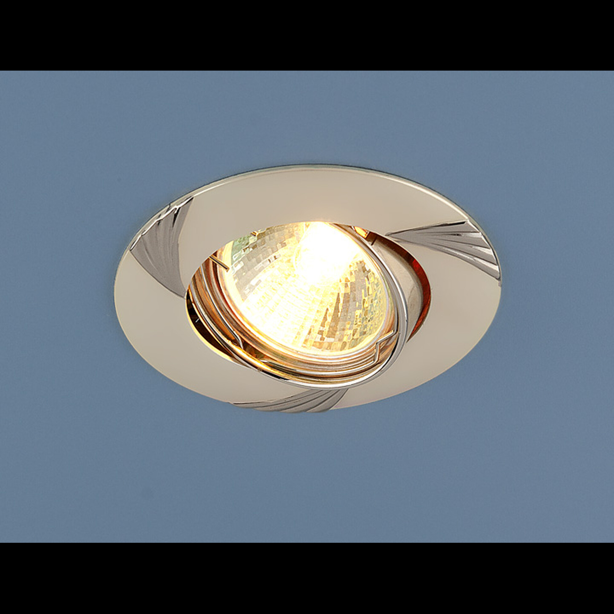 Светильник встраиваемый поворотный 8004 MR16 перл.серебро/никель Elektrostandard (распродажа)