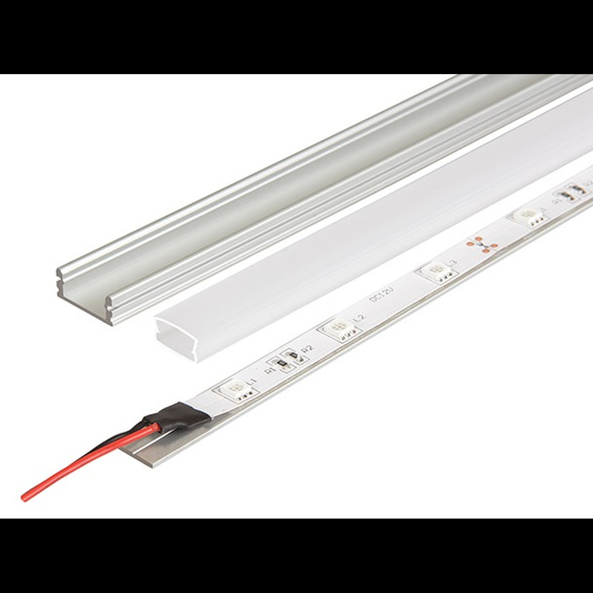 Профиль накладной влагозащищенный PAL 1808 (2м) (с мат. рассеиват) Jazzway