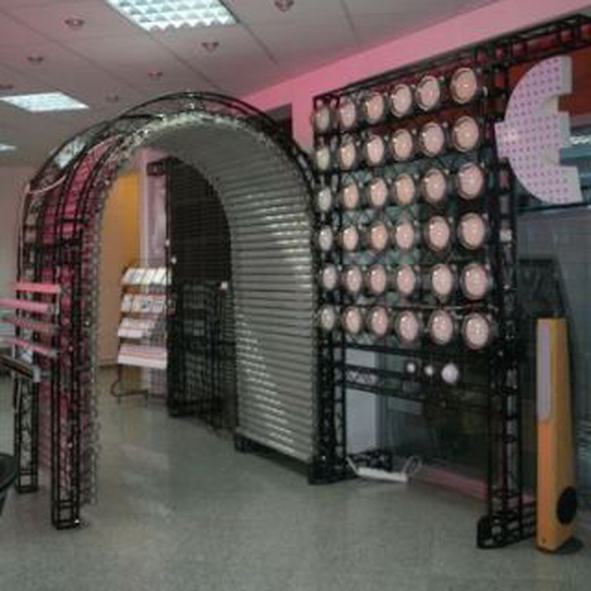 Фермы металл Circle 1/4 12*12*100см, черный, SignImpress