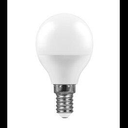 Лампа светодиодная LB-550 (9W) 230V E14 6400K G45 Feron