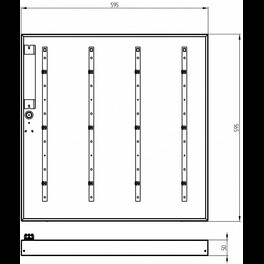 Светильник светодиодный ССВ 37-4000-А40 (универсал) 37 Вт, 4034 Лм, 3,5 кг) Ферекс