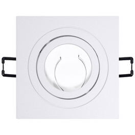 Светильник встраиваемый поворотный GU5.3 (MR16) квадрат 010104 Белый SignImpress