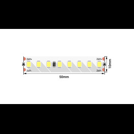 Лента светодиодная LUX, 2835, 5W, 775лм, 24В, IP33, теплый белый (2700K) SWG