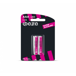 Батарейка щелочная LR03 ФАZА Super Alkaline BL-2 - 1шт.