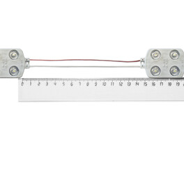 Модуль светодиодный 4 SMD 2835 1,44Вт 260Лм 9000-10000К (с линзой 175) - 1шт. SignImpress