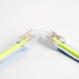Соединитель угловой 10мм для ленты COB LS530, LD178 Feron