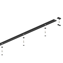 Шинопровод 1фаза накладной Ultra Thin 24/48В для магнитных треков Чёрный 3м SignImpress