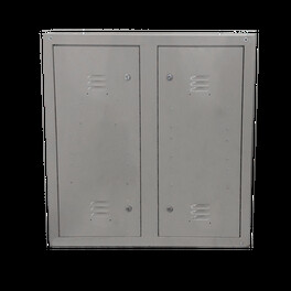 Кабинет металлический уличный тыловой (2 двери) 960*960
