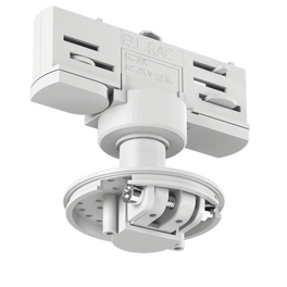 Сменное крепление М2 трековое однофазное VILLY белый SWG