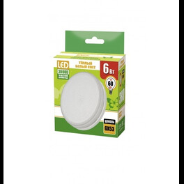Лампа светодиодная PLED-ECO-GX53  6w  4000K FROST Jazzway (распродажа) 