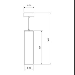 Подвесной светодиодный светильник DLR035 12W 4200K черный матовый Elektrostandard