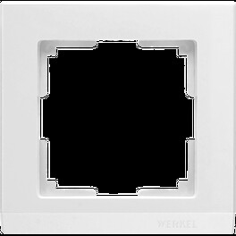 Рамка на 1 пост (белая) / WL04-Frame-01-white (распродажа)