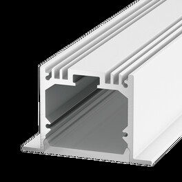 Профиль встраиваемый алюминиевый LE.4932, белый (2.5м) SWG