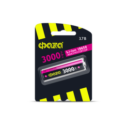 Батарейка литиевая акк. ФАZА 18650 3000мАч BL-1 - 1шт.