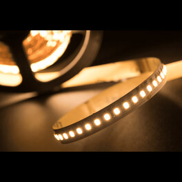 Лента светодиодная ПРО SMD2835 168LED/м 17,3Вт/м 24В IP20 Цвет:Тёплый белый (1метр) SWG