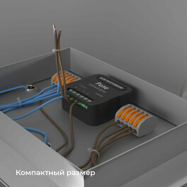 Умный дом реле черный 1 канал 2300W 76006/00 Elektrostandard