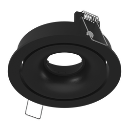 Корпус светильника встраиваемый круг поворотный COMBO 1, Черный, IP20 круглый SWG