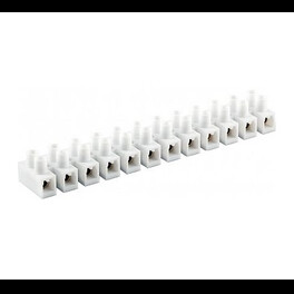 Колодка клеммная винтовая, линейка 12 штук, полиамид LD225-6A  Feron