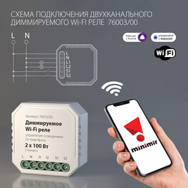 Умное диммируемое двухканальное реле 76003/00 Elektrostandard