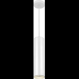Светильник подвесной HL530, 15W, 1350Lm, 4000K, 35 градусов, белый, на подвесе, D80*H200 Feron