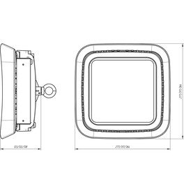 Светильник светодиодный FD 112 200W 5000K IP65 Faros