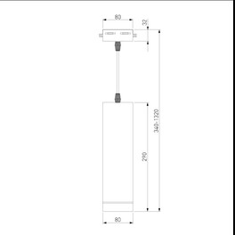 Трековый подвесной светильник 50163/1 LED черный Elektrostandard (распродажа)