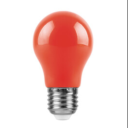 Лампа светодиодная LB-375 (3W) 230V E27 красный для Белт-Лайта A50 Feron