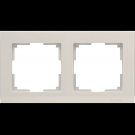 Рамка на 2 поста (слоновая кость) / WL04-Frame-02 (распродажа)