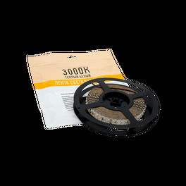 Лента светодиодная стандарт SMD3528 240LED/м 19,2Вт/м 24В IP20 Цвет:Теплый (1метр) SWG (распродажа)