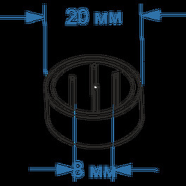 Коннектор для TQN8100/PTN40 П 20см SignImpress