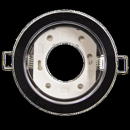 Светильник встраиваемый GX53 U чёрный хром (85шт в коробке) - 1 штука