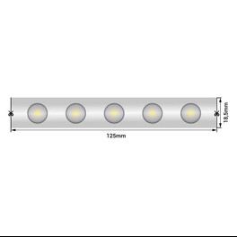 Лента светодиодная Wallwasher 2835, 48 LED/м, 18 Вт/м, 24В , IP67, Цвет: Нейтральный (1метр) SWG