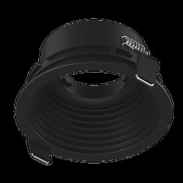Корпус светильника встраиваемый COMBO 4, черный, IP20 круглый SWG