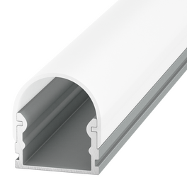 Профиль накладной алюминиевый с полукруглым экраном ROUND SF-2121-RD (2м) (комплект) SWG (распродажа)