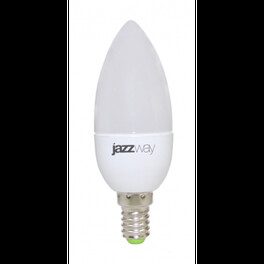 Лампа светодиодная PLED- ECO-C37 5w E14 4000K 400Lm 230V/50Hz Jazzway