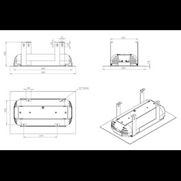 Светильник светодиодный ДВУ 07-104-50-Д110 (104 Вт, 13142 Лм, 8,1 кг) Ферекс