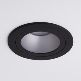 Светильник встраиваемый 122 MR16 серебро/черный Elektrostandard (распродажа)