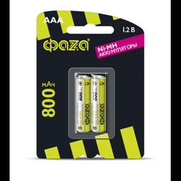 Батарейка акк. ФАZА AAA  800мАч BL-2 - 1шт.